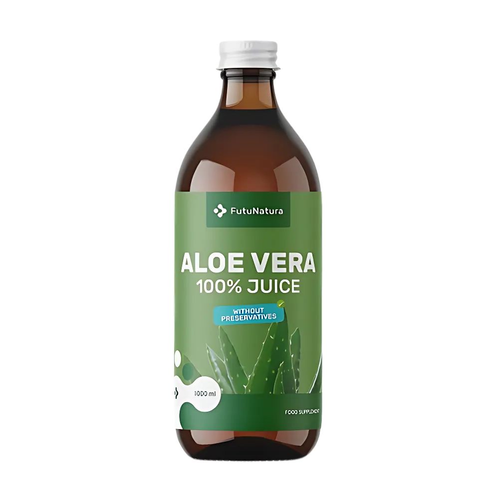FutuNatura 100 % Aloe vera Saft für Magen und Verdauung