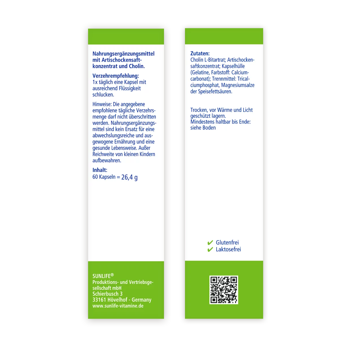 Sunlife Artischocken Kapseln · Für eine gesunde Verdauung und Leber – Bild 2