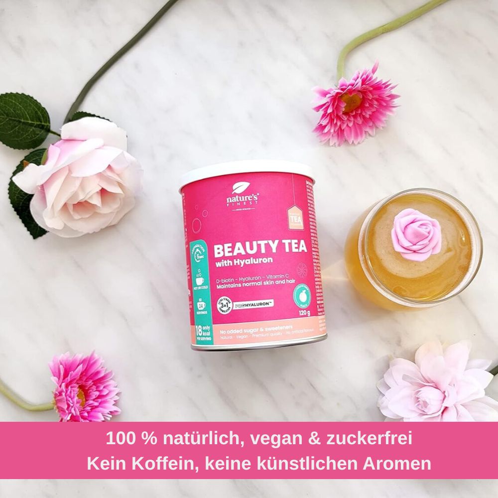 Nature's Finest Beauty Tea mit Hyaluronsäure – Bild 3