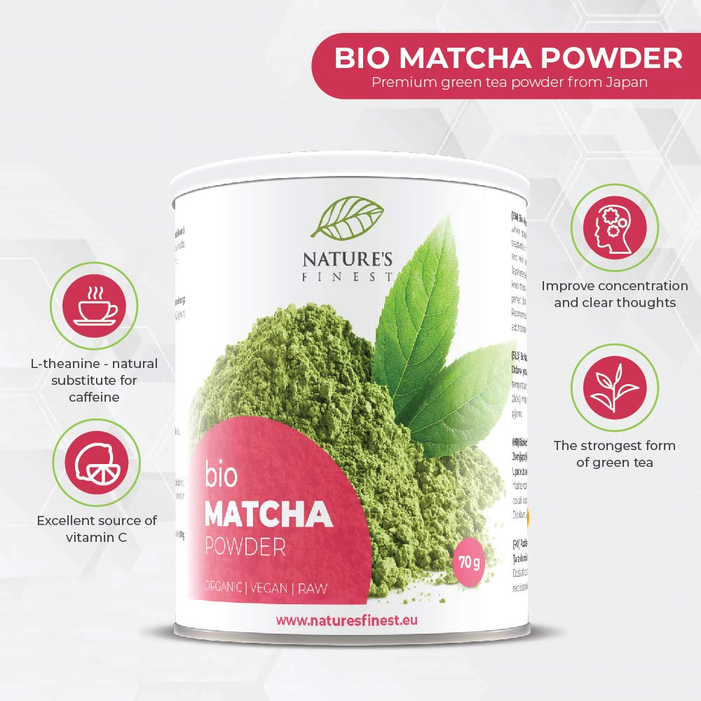 Nature's Finest Matcha Bio Pulver · die hochwertigste Form von grünem Tee – Bild 4