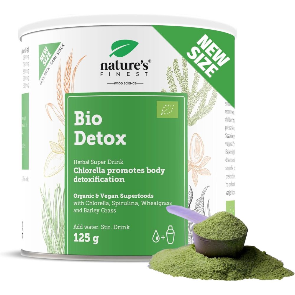 Nature's Finest Bio Detox Mix · Superfood Mixpulver zur Entgiftung des Körpers