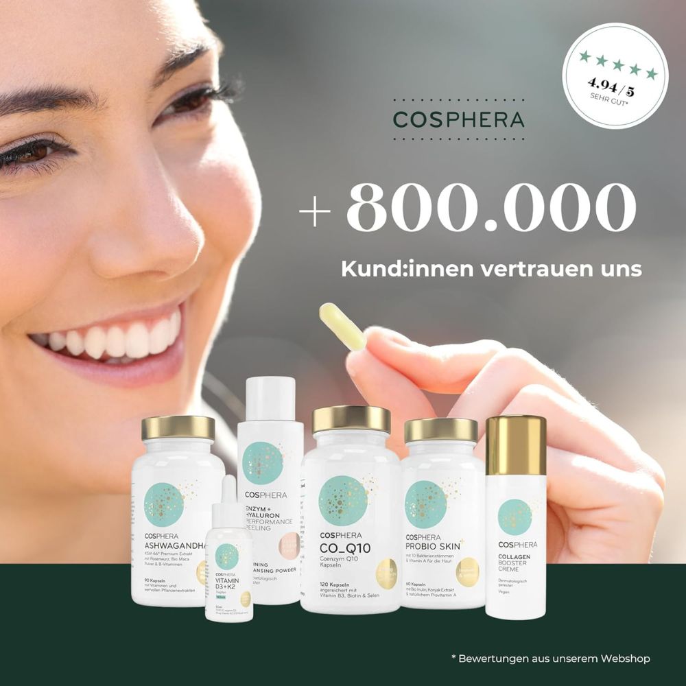 Cosphera | Haar Vitamin hochdosierte Kapseln - 120 Stück
