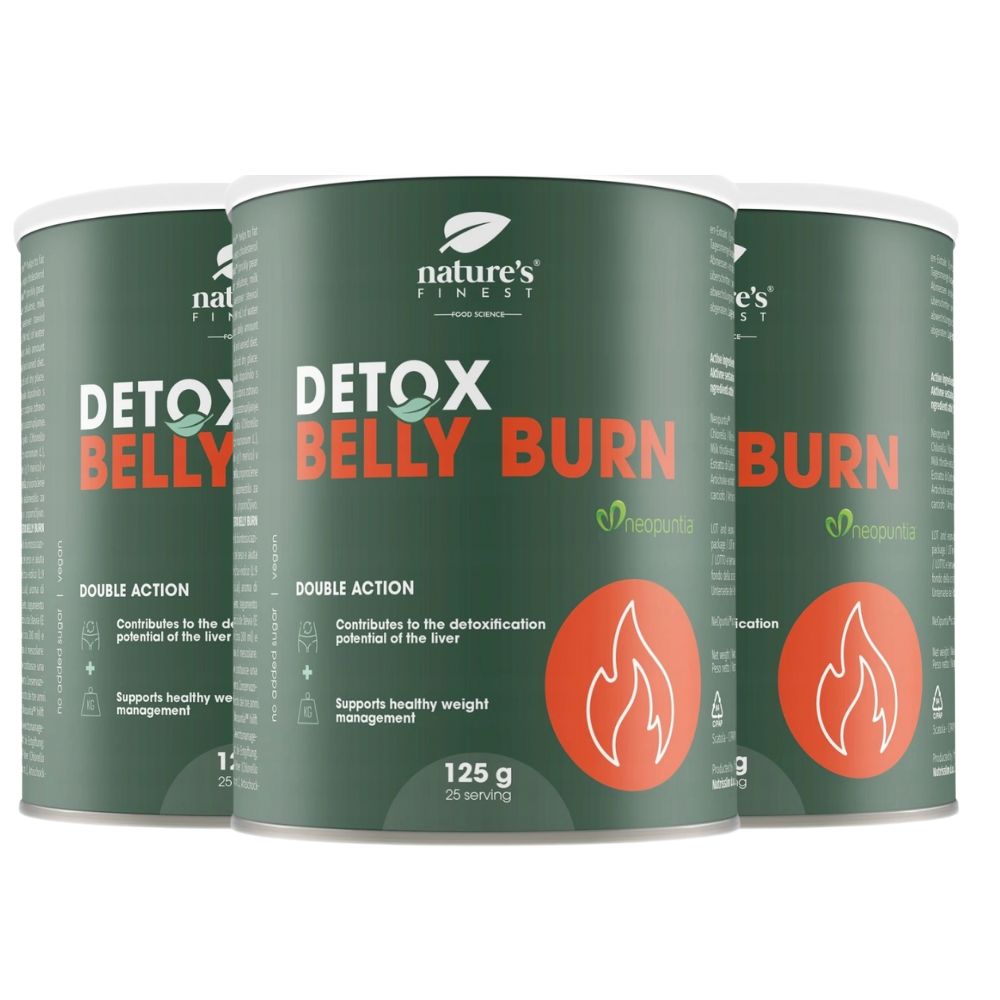 Nature's Finest I Detox Belly Burn zum Entgiftung, Abnehmen und Fettverbrennen