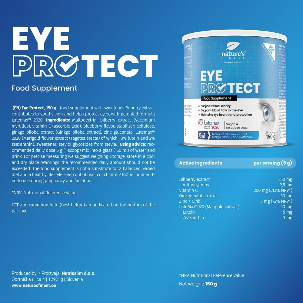Nature's Finest | Eye PROtect 5-in-1-Formel für Augengesundheit