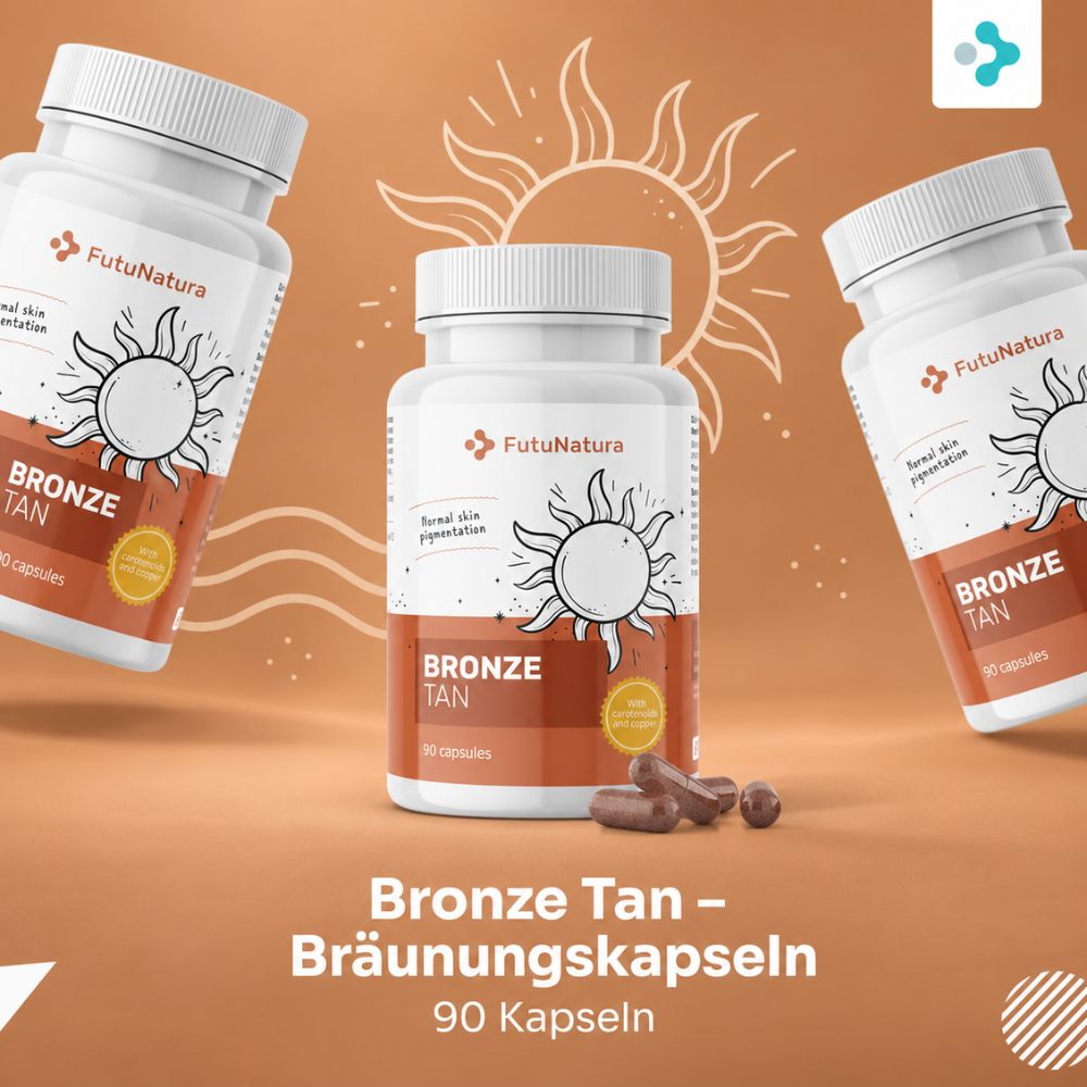 FutuNatura | Bronze Tan – Bräunungskapseln - 90 Kapseln