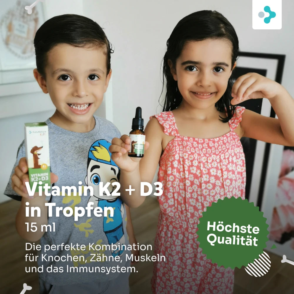 FutuNatura Vitamin K2 + D3 Tropfen für Kinder · 15 ml – Bild 3