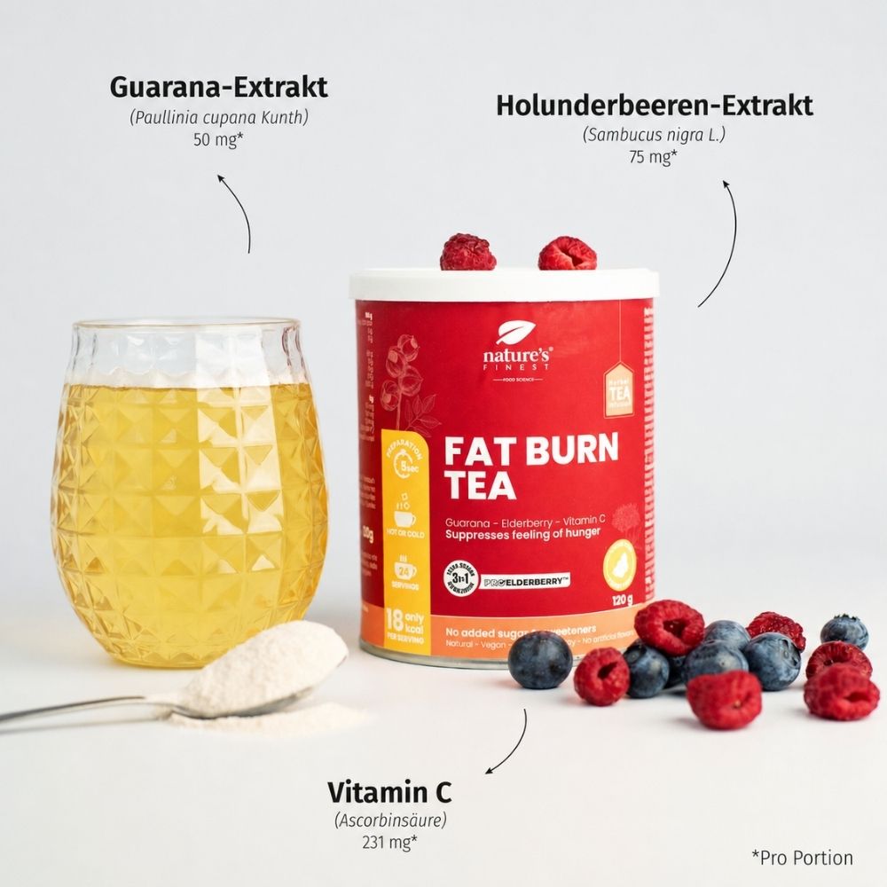 Nature's Finest Fatburn Tea · Tee fur Abnehmen / Fettverbrenner – Bild 4