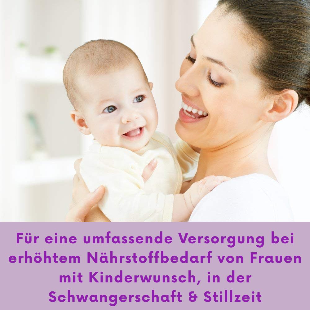 tetesept® Femi Baby für Kinderwunsch, Schwangeren und Stillenden · 1 Monatspackung – Bild 4