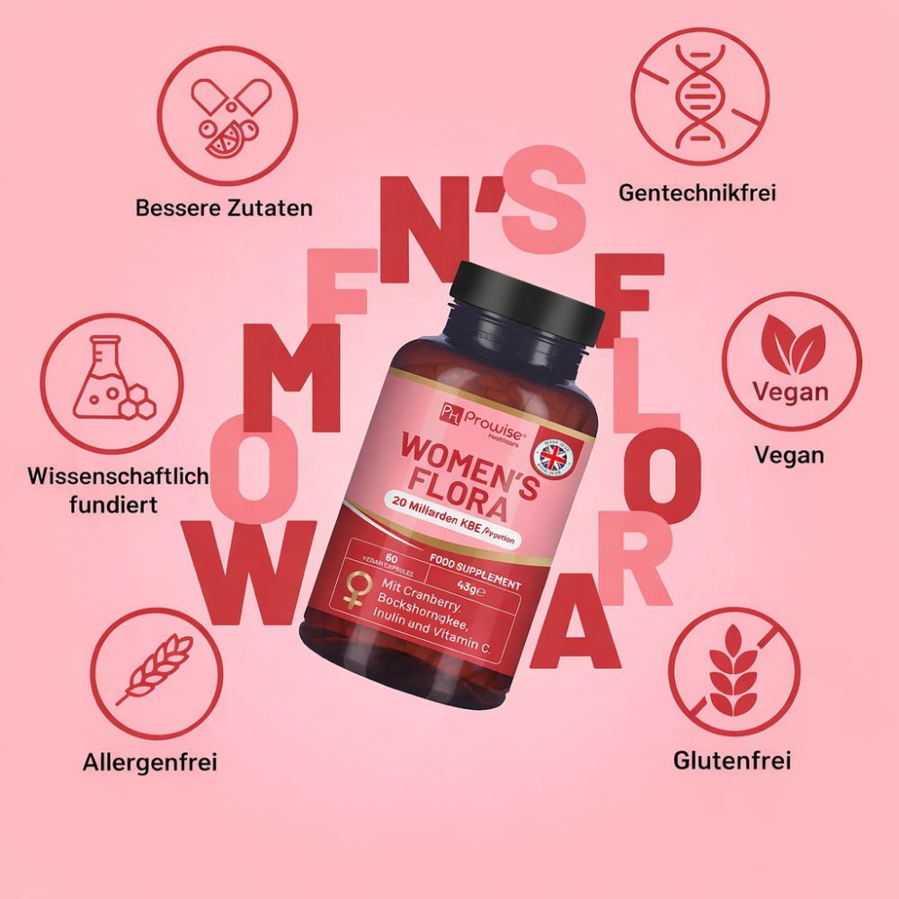 Prowise Healthcare Frauen Flora 20 Milliarden KBE · 60 Kapseln – Bild 4
