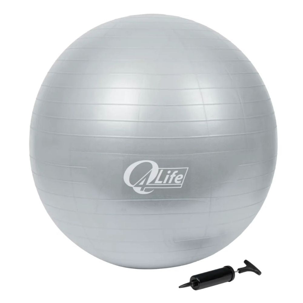 Q4Life | Gymnastikball 65 cm - Set mit Pumpe