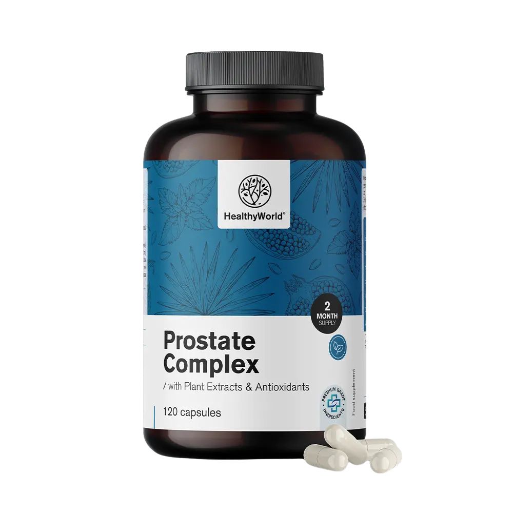 HealthyWorld Prostata-Komplex für Harnfunktion und Sexualität · 120 Kapseln