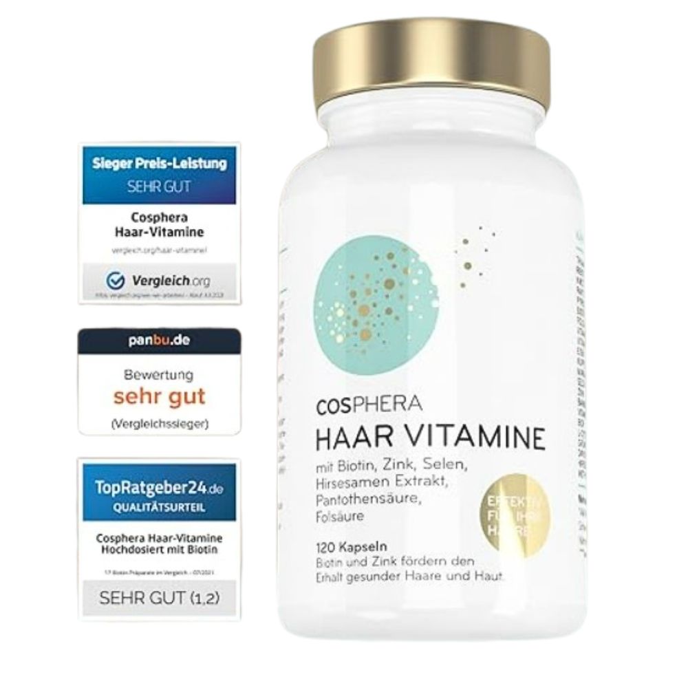 Cosphera Haar Vitamin hochdosierte Kapseln · 120 Stück – Bild 5