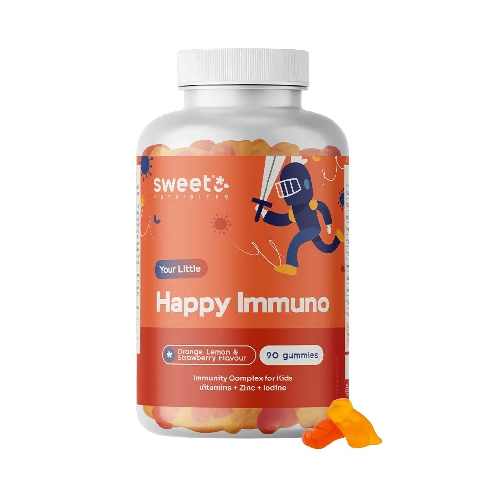 Sweet Nutribites Happy Immuno Gummis für Kinder für das Immunsystem · 90 Gummibonbons