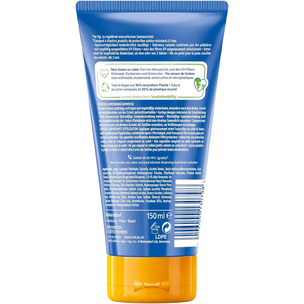 Nivea SUN Kids Ultra Schutz & Pflege Sonnenlotion LSF 50+ · 150ml – Bild 6
