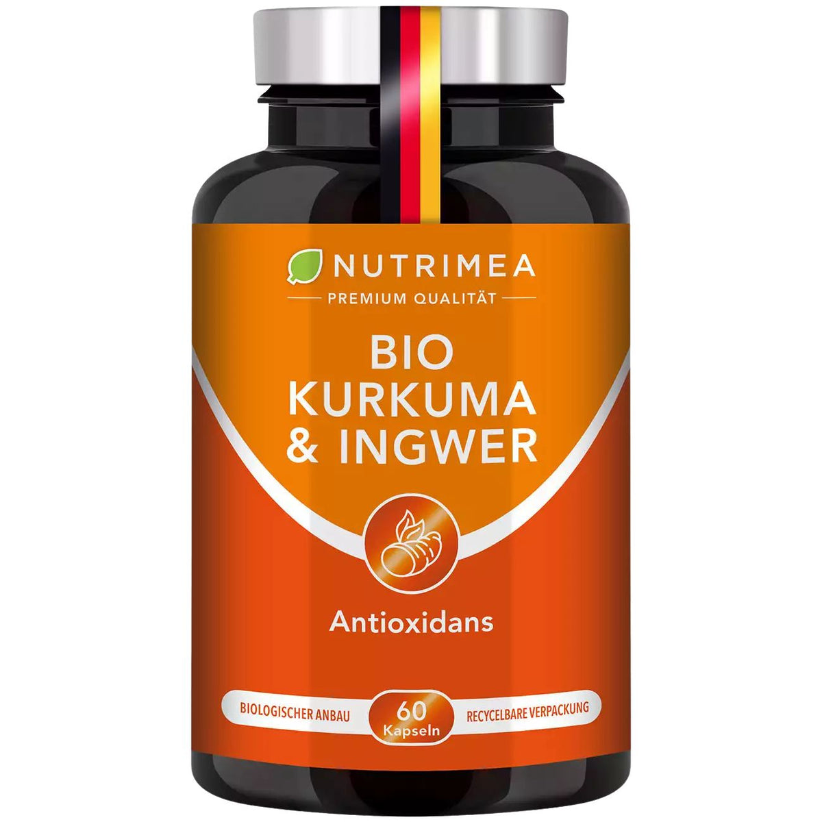 Nutrimea Kurkuma & Ingwer BIO · 60 Kapseln