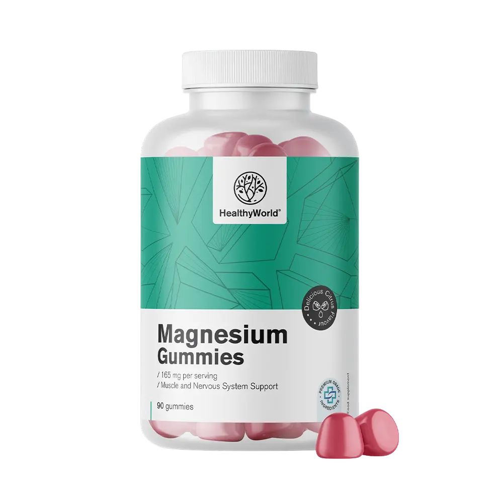 HealthyWorld Magnesium 165 mg · 90 Gummibonbons