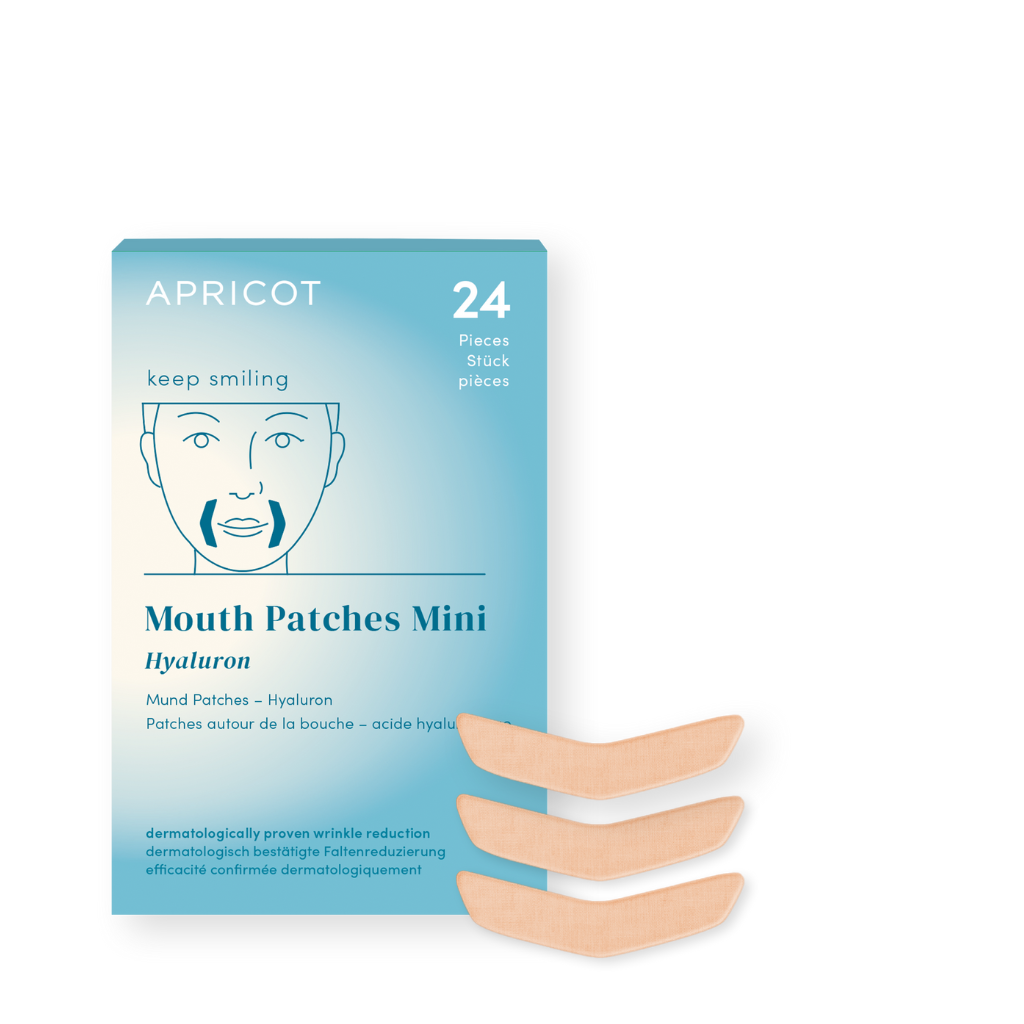 APRICOT I Mund Patches mit Hyaluron I 24 St MINI PACK