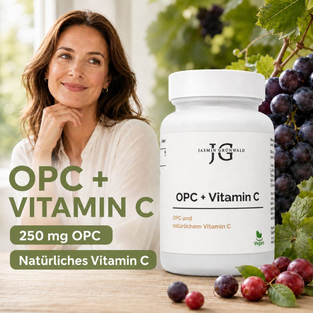 Jasmin Grünwald OPC + Vitamin C - 60 Kapseln