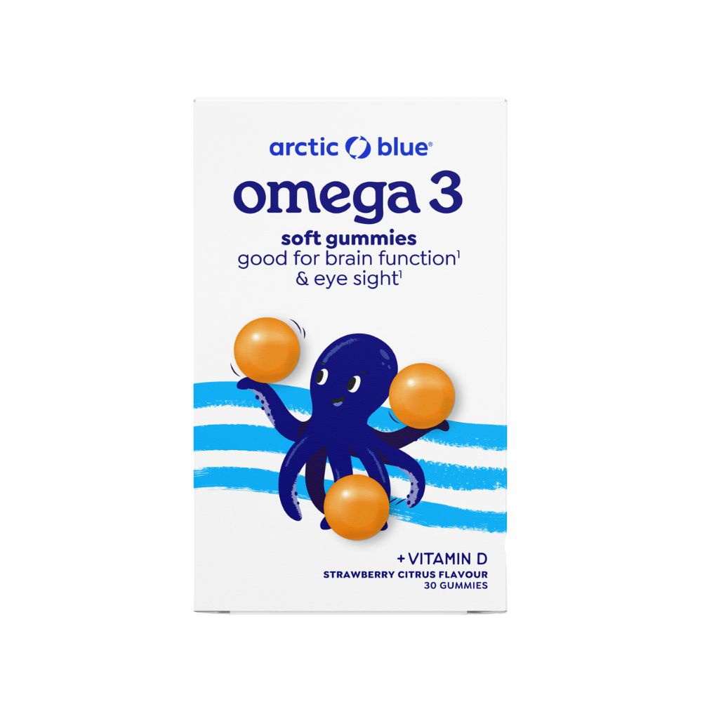 Arctic Blue | Omega-3-Gummis DHA + EPA mit Vitamin D3 - MSC (30 Gummibärchen)