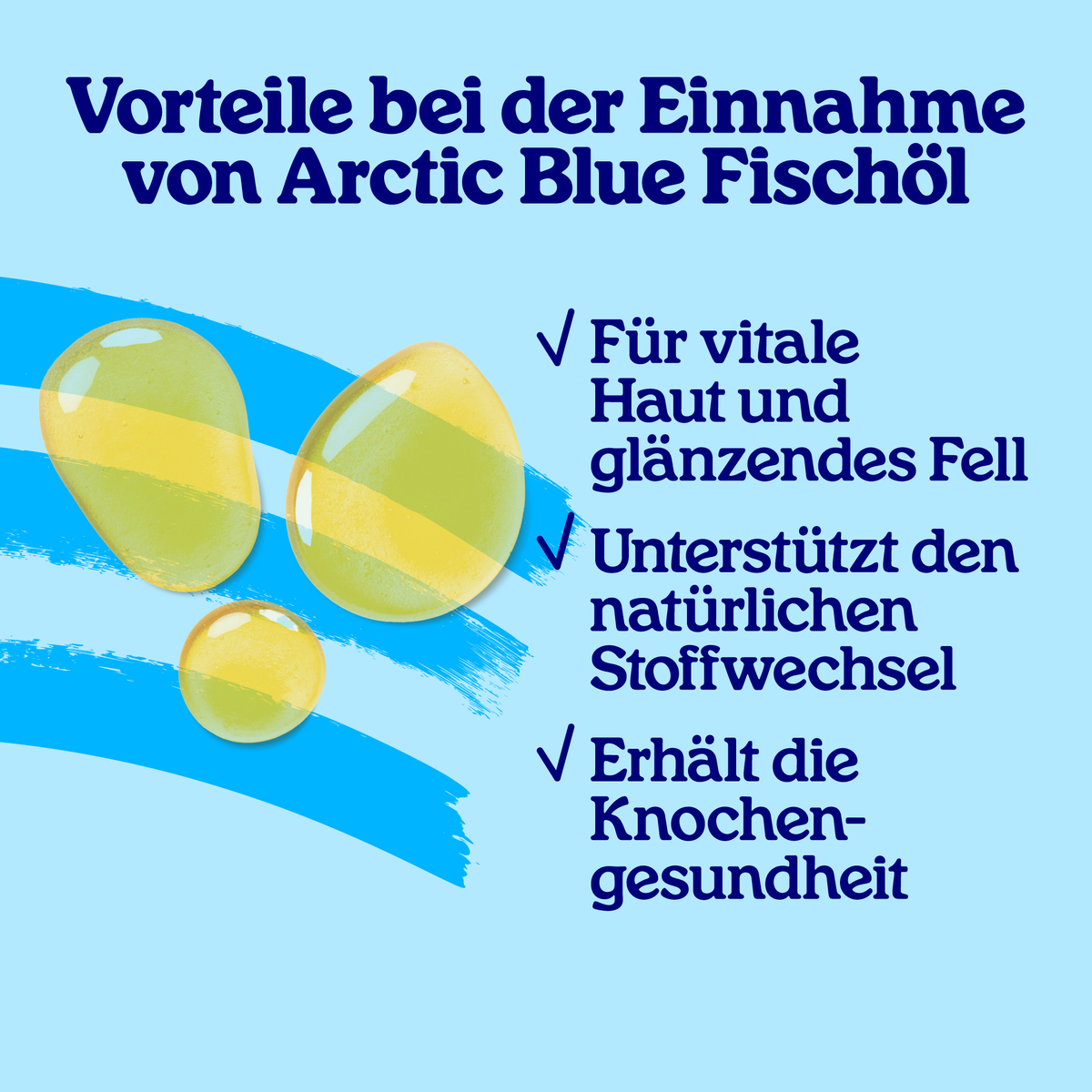 Arctic Blue | Omega 3 Fischöl für Hunde & Katzen