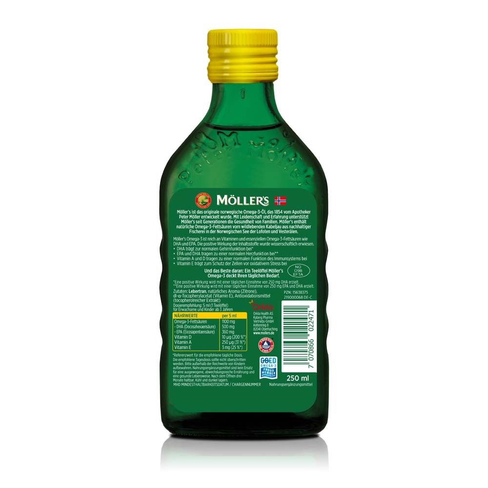 Möller’s Omega-3 Zitrone 250ml – Bild 5