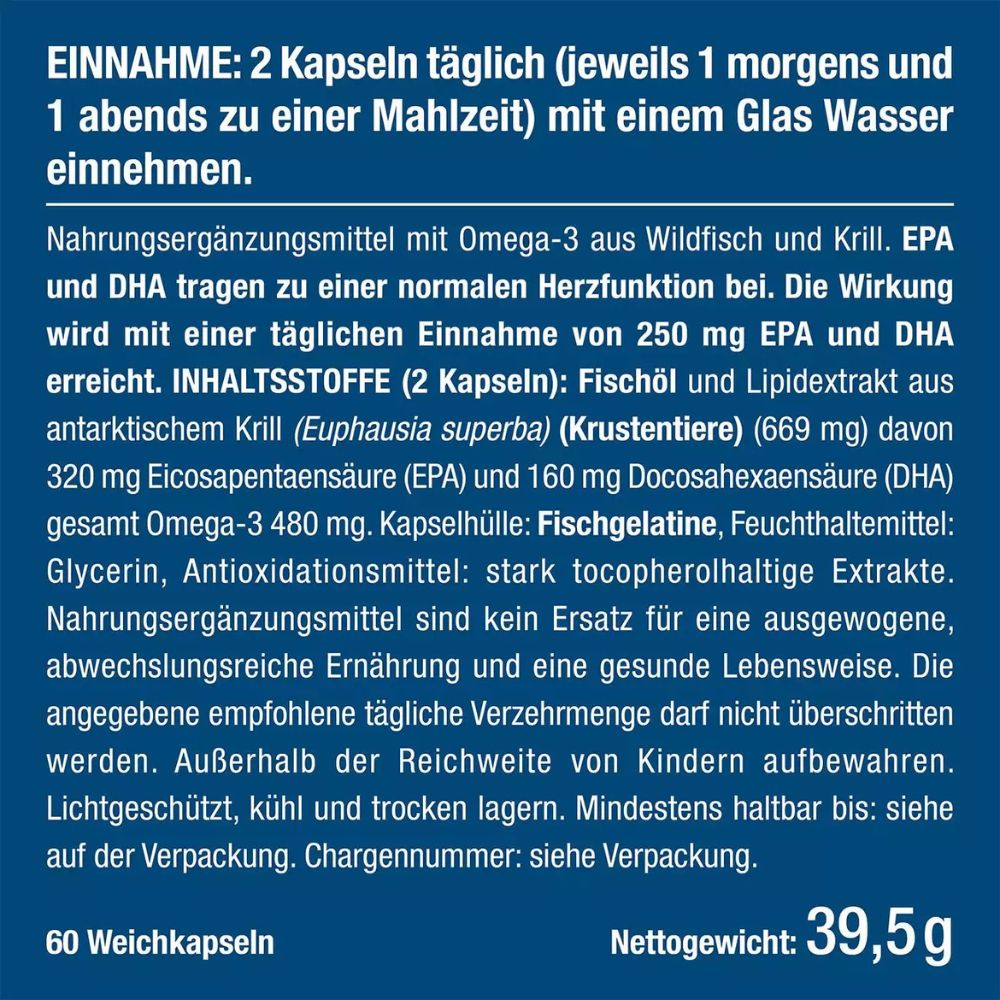 Nutrimea | Omega 3 60 Kapseln