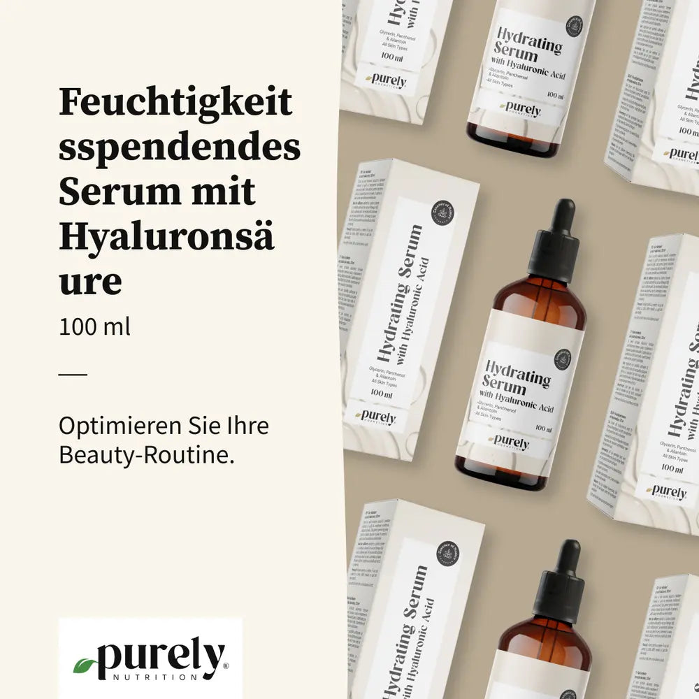 Purely Cosmetics® Feuchtigkeitsspendendes Serum mit Hyaluronsäure · 100 ml – Bild 3