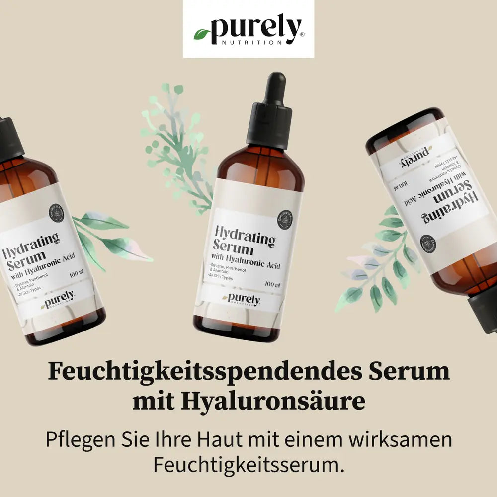 Purely Cosmetics® Feuchtigkeitsspendendes Serum mit Hyaluronsäure · 100 ml – Bild 4