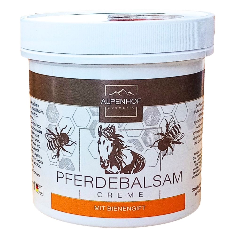 Alpenhof Pferdebalsam mit Bienengift für Muskeln, Gelenke & Rücken · 250ml
