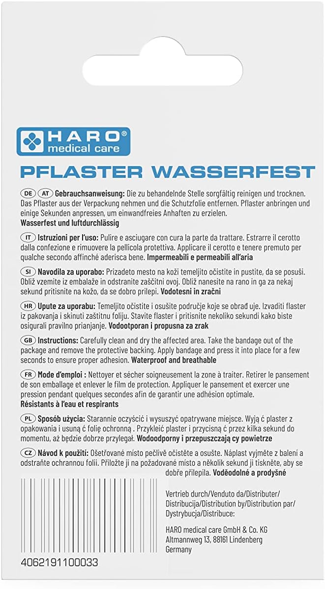 Haro Pflaster Set 20-teilig · Wasserfeste und luftdurchlässig – Bild 4