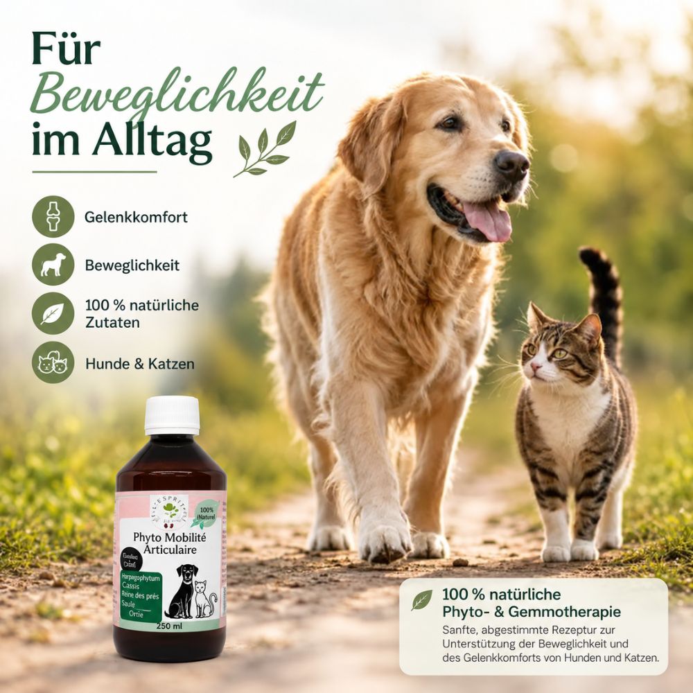 La Phyto d’Anaïs | Phyto Mobilité Articulaire – Gelenkbeweglichkeit für Hunde und Katzen - 250 ml