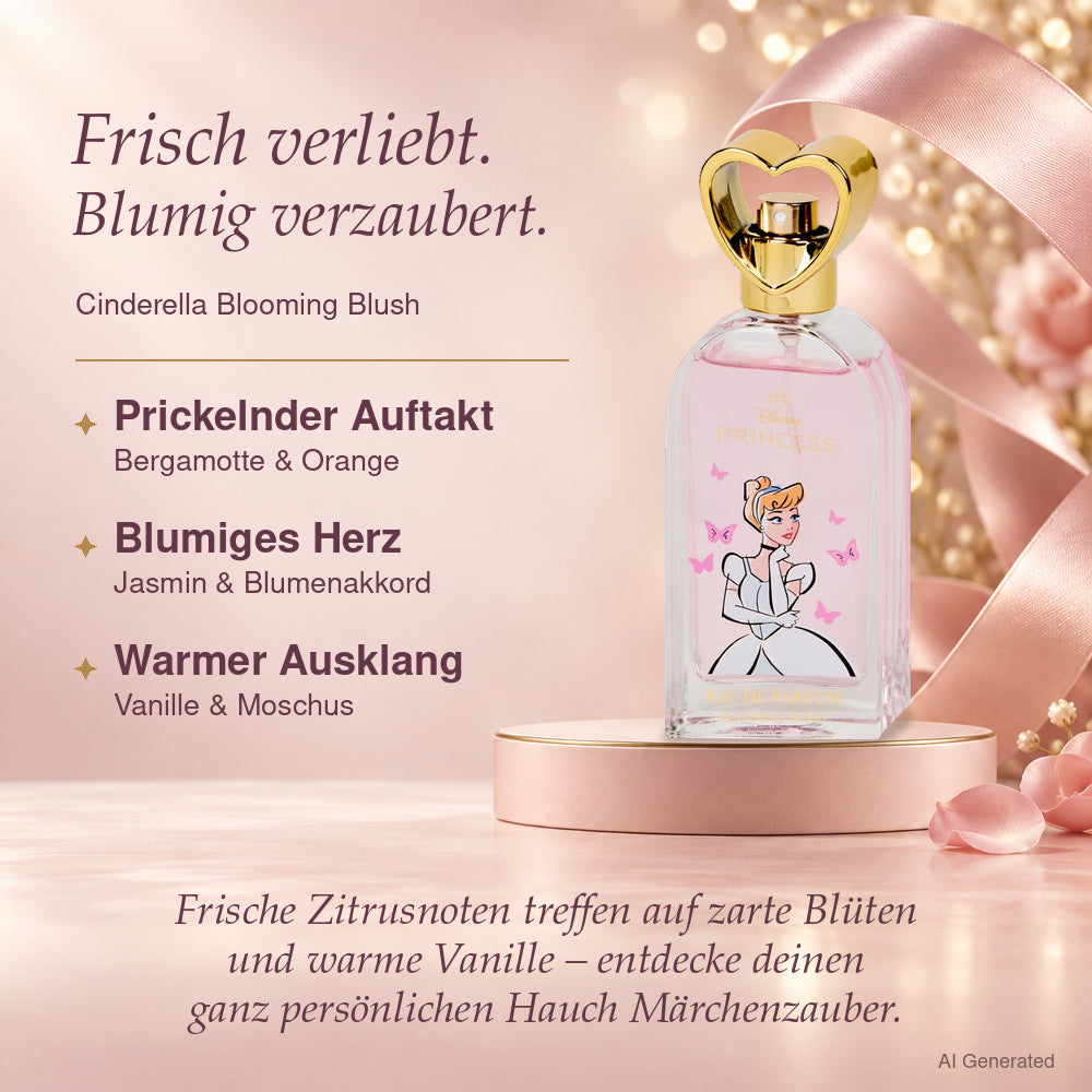Disney Princess Cinderella Blooming Blush Eau de Parfum - 50 ml Limited Edition