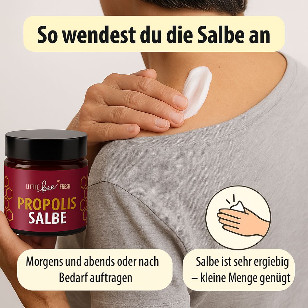 Little Bee Fresh Propolis Salbe für wohltuender Schutz bei empfindlicher Haut · 30ml – Bild 3