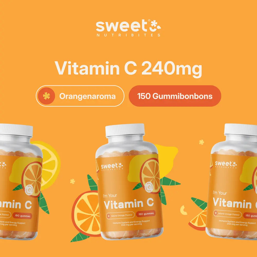 Sweet Nutribites Vitamin C 240 mg · Stärkung der Abwehrkräfte · 150 Gummibonbons – Bild 5