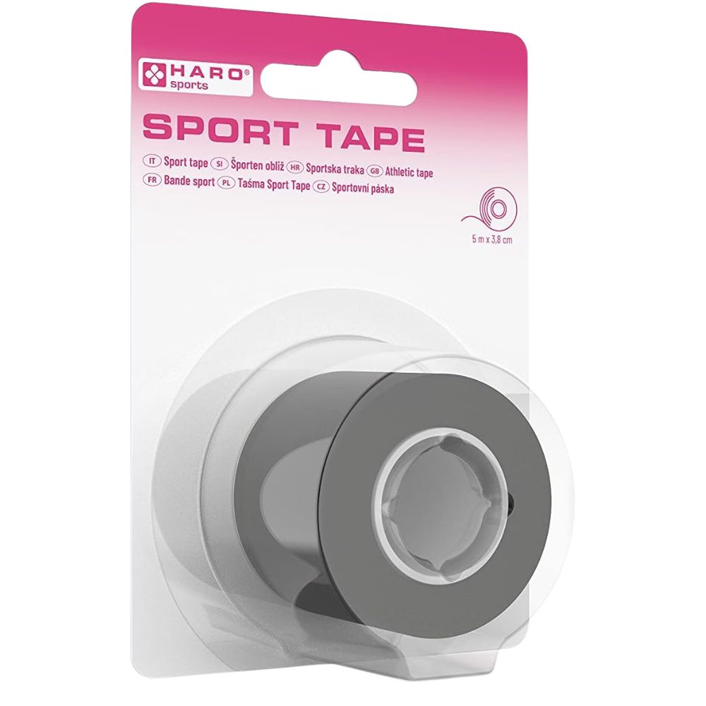 Haro Sport Tape · Schwarz 5m x 2,5 cm