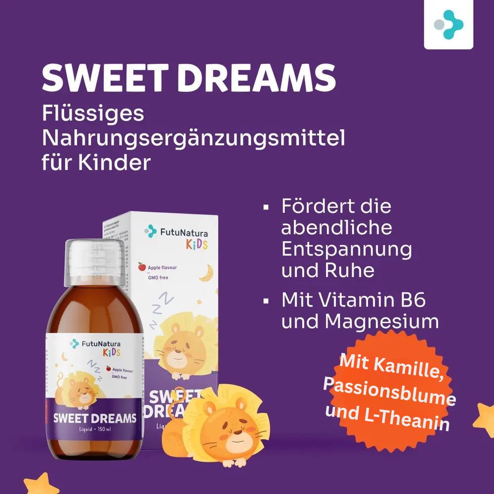 FutuNatura Sweet dreams · Flüssige Nahrungsergänzung für Kinder zum Schlafen – Bild 3
