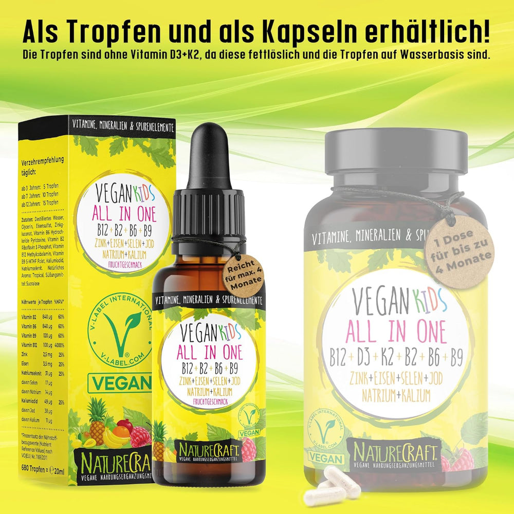 NatureCraft Vegan Kids All-in-One Tropfen · 20ml · NEUHEIT – Bild 5