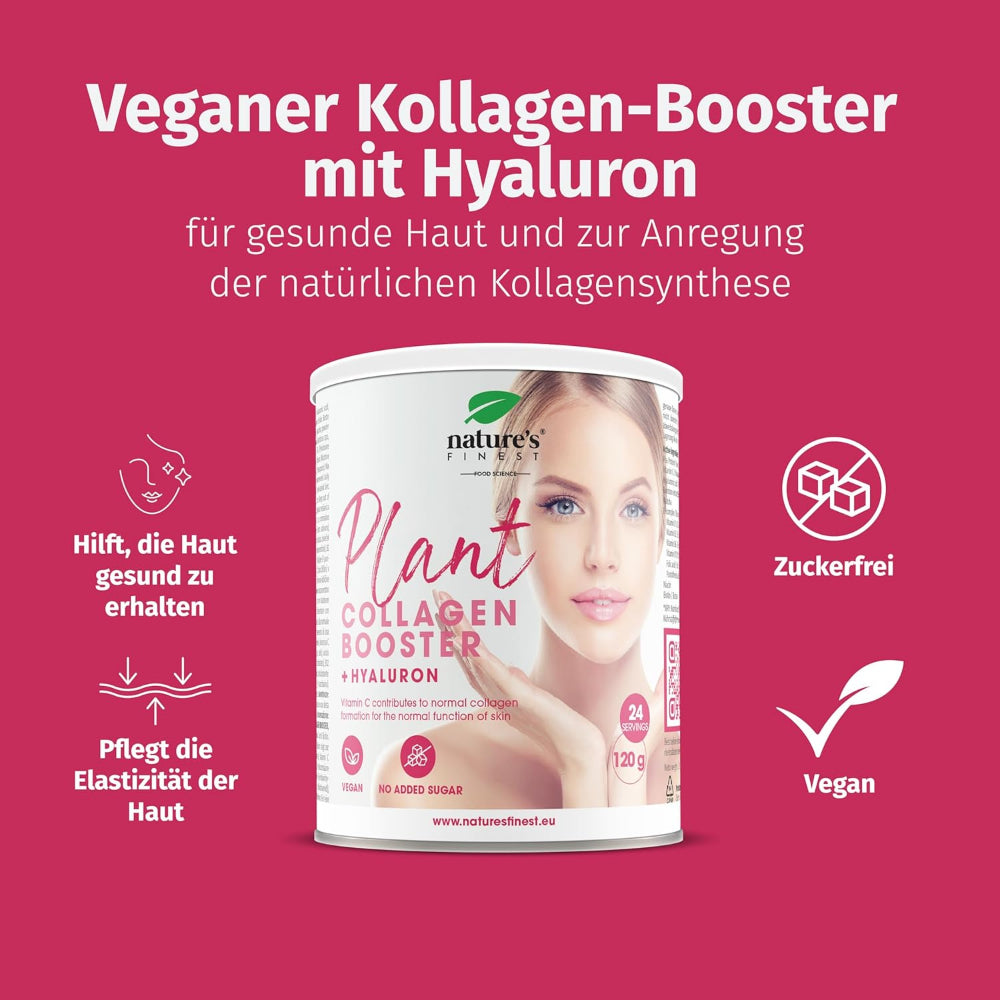 Nature's Finest Plant Collagen Booster mit Hyaluronsäure – Bild 3