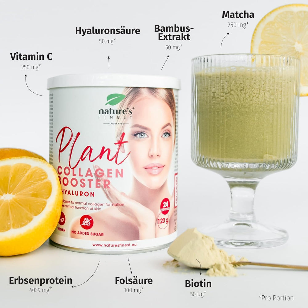 Nature's Finest Plant Collagen Booster mit Hyaluronsäure – Bild 4