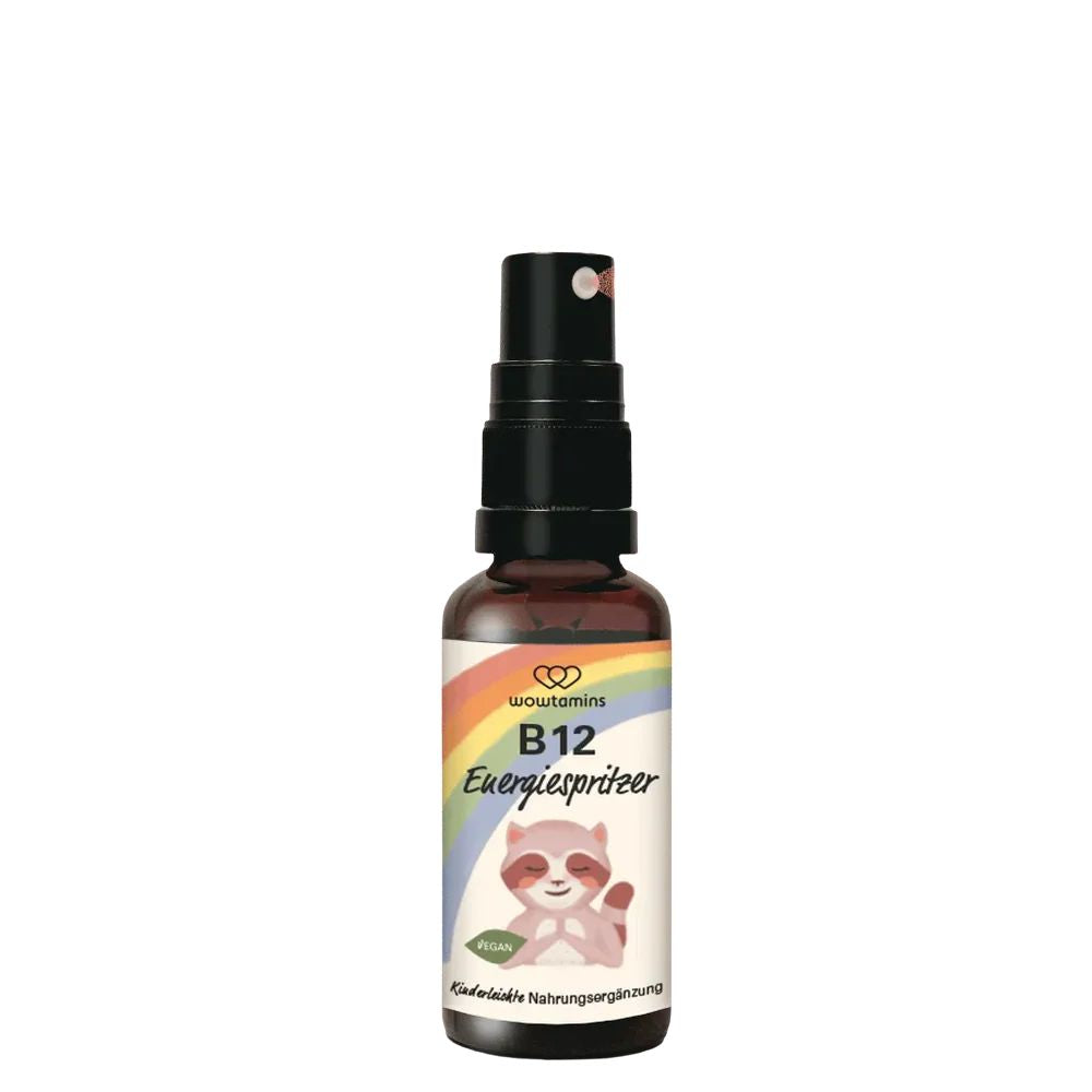 WOWTAMINS I Vitamin B12 Spray Energiespritzer für Kinder