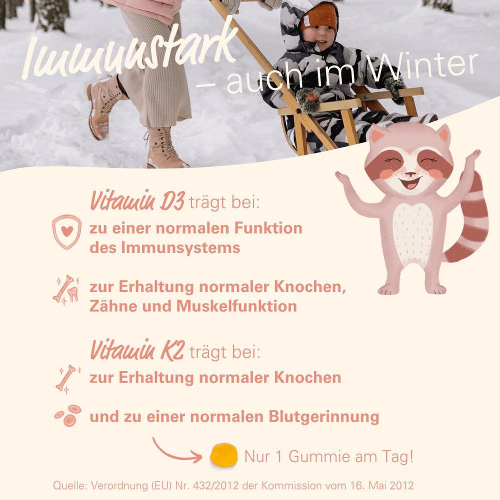 WOWTAMINS Vitamin D3 + K2 Gummies · für Knochen & Immunsystem – Bild 5