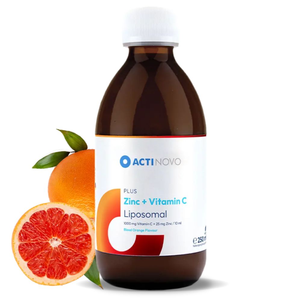 ActiNovo Zink + Vitamin C Liposomal mit Blutorangengeschmack · 250ml