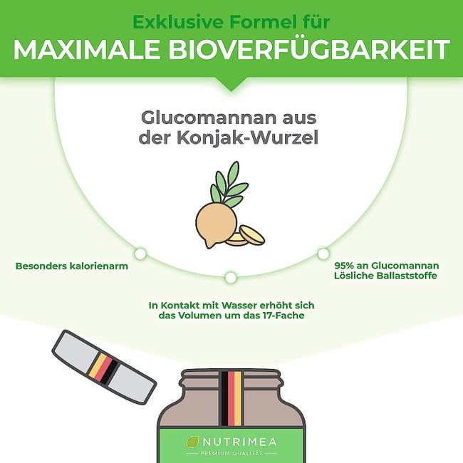 Nutrimea Konjak · Hochdosiert · 90 Kapseln – Bild 4