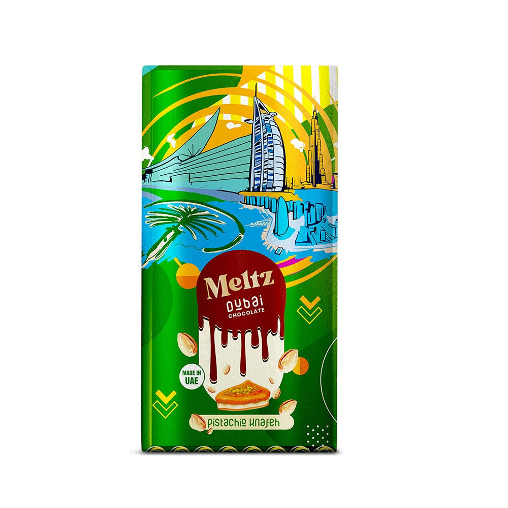 Meltz Original Dubai Schokolade - Pistazien knafeh - Made in Dubai