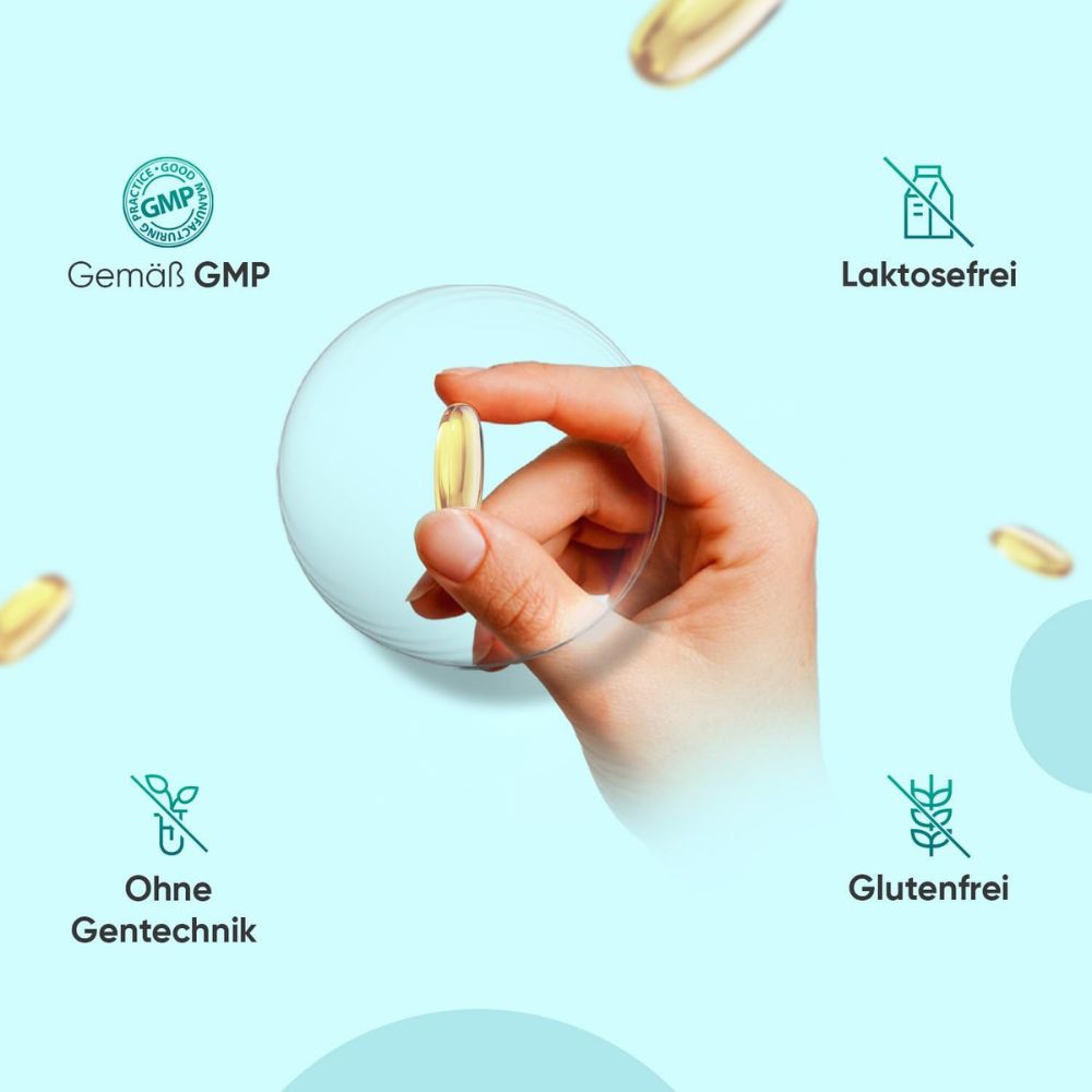 WeightWorld Omega 3 Fischöl für Herz, Gehirn, Augen & Energie · 240 Weichkapseln – Bild 3