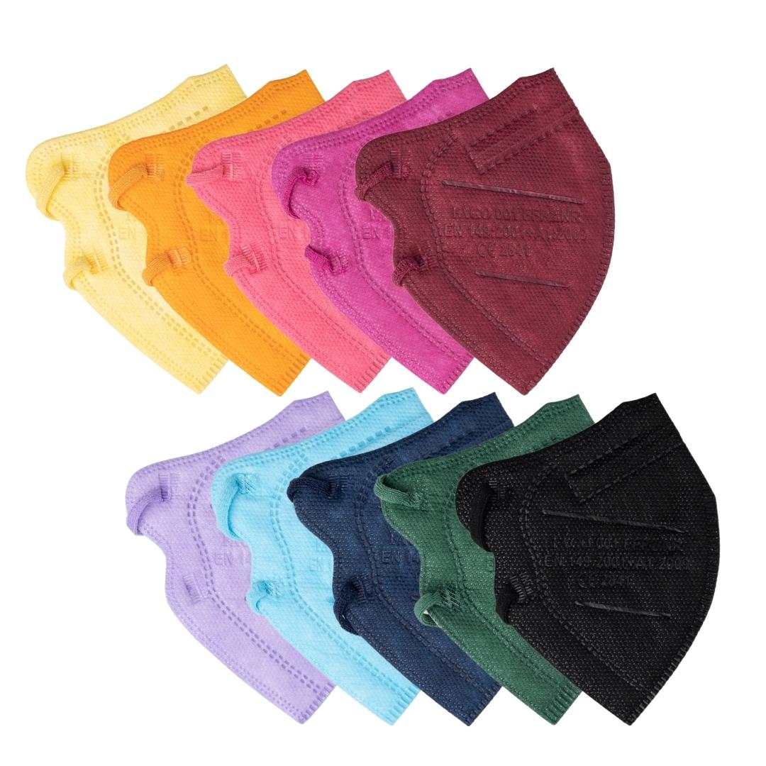 Small Size FFP2 I 10 Farben Mix I Kids