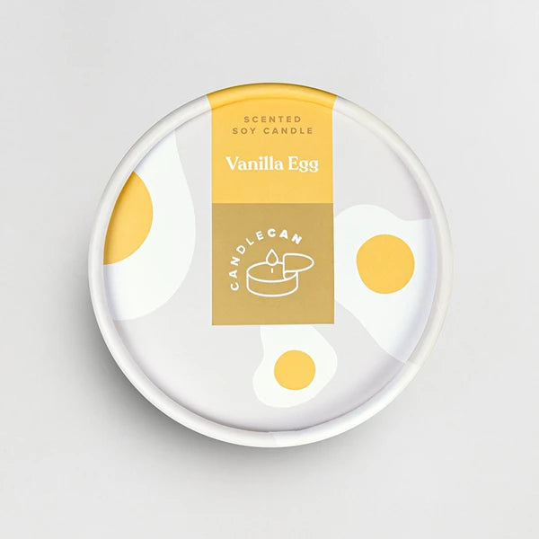 CandleCan | Kerzen Dose Vanille Ei | Duftkerze Vanille Ei