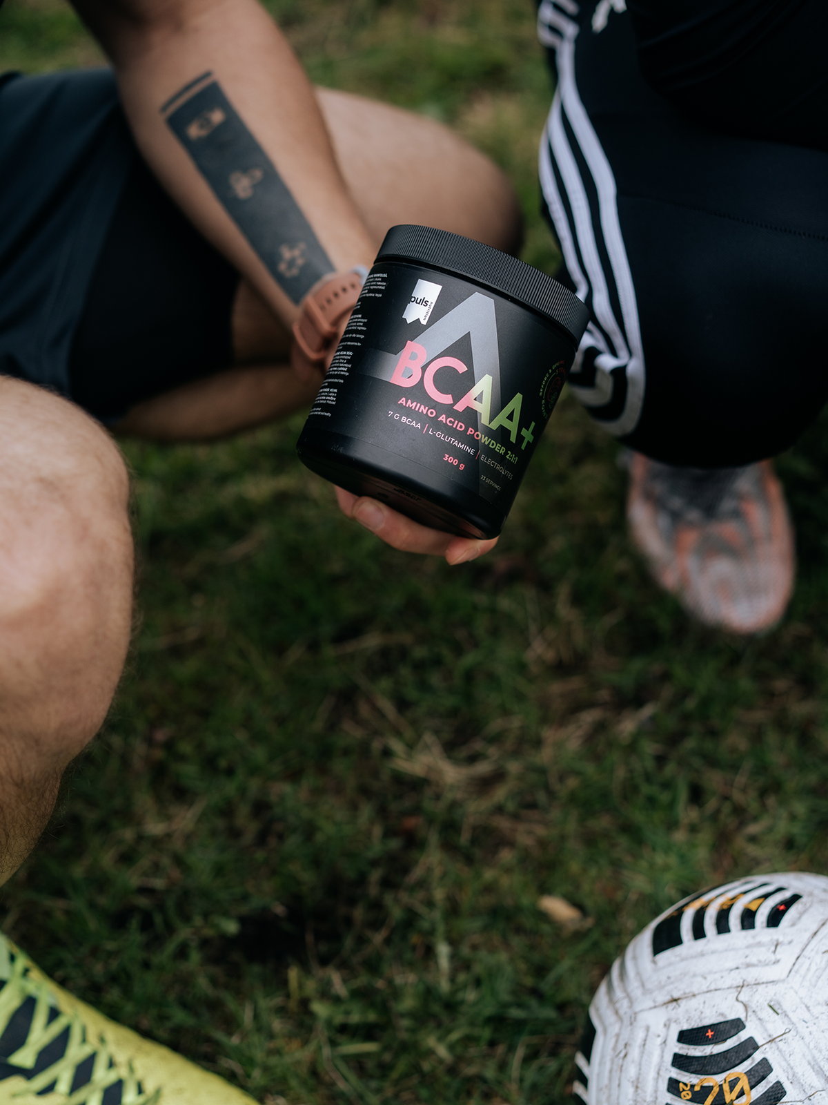 Puls Nutrition BCAA+ mit Erdbeere und Kiwi Geschmack · 300 g – Bild 3