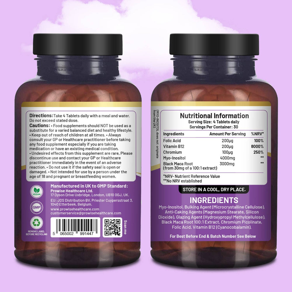 Prowise Healthcare Myo-Inositol Komplex 7000 mg · 120 vegane Tabletten – Bild 5