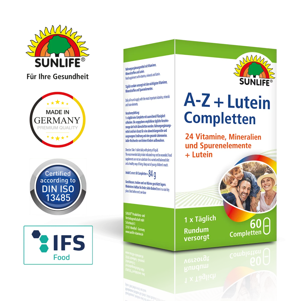 Sunlife A-Z + Lutein Tabletten – Bild 4